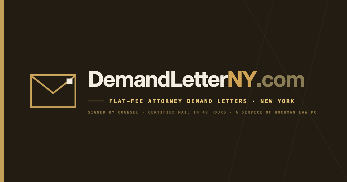 Start My Letter | DemandLetterNY